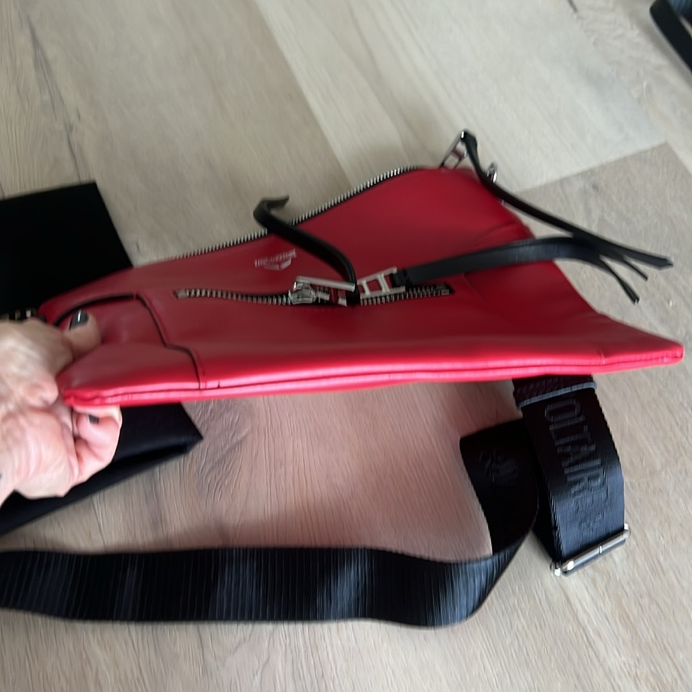 Zadig and Voltaire cherry red crossbody bag - Picture 4 of 4